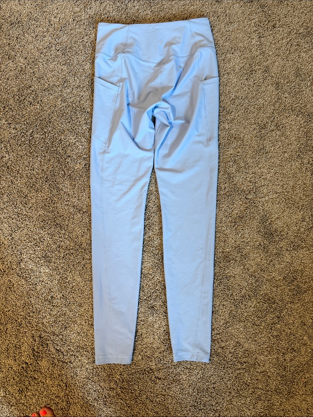 Old Navy Light Blue Active Leggings with Side Pockets